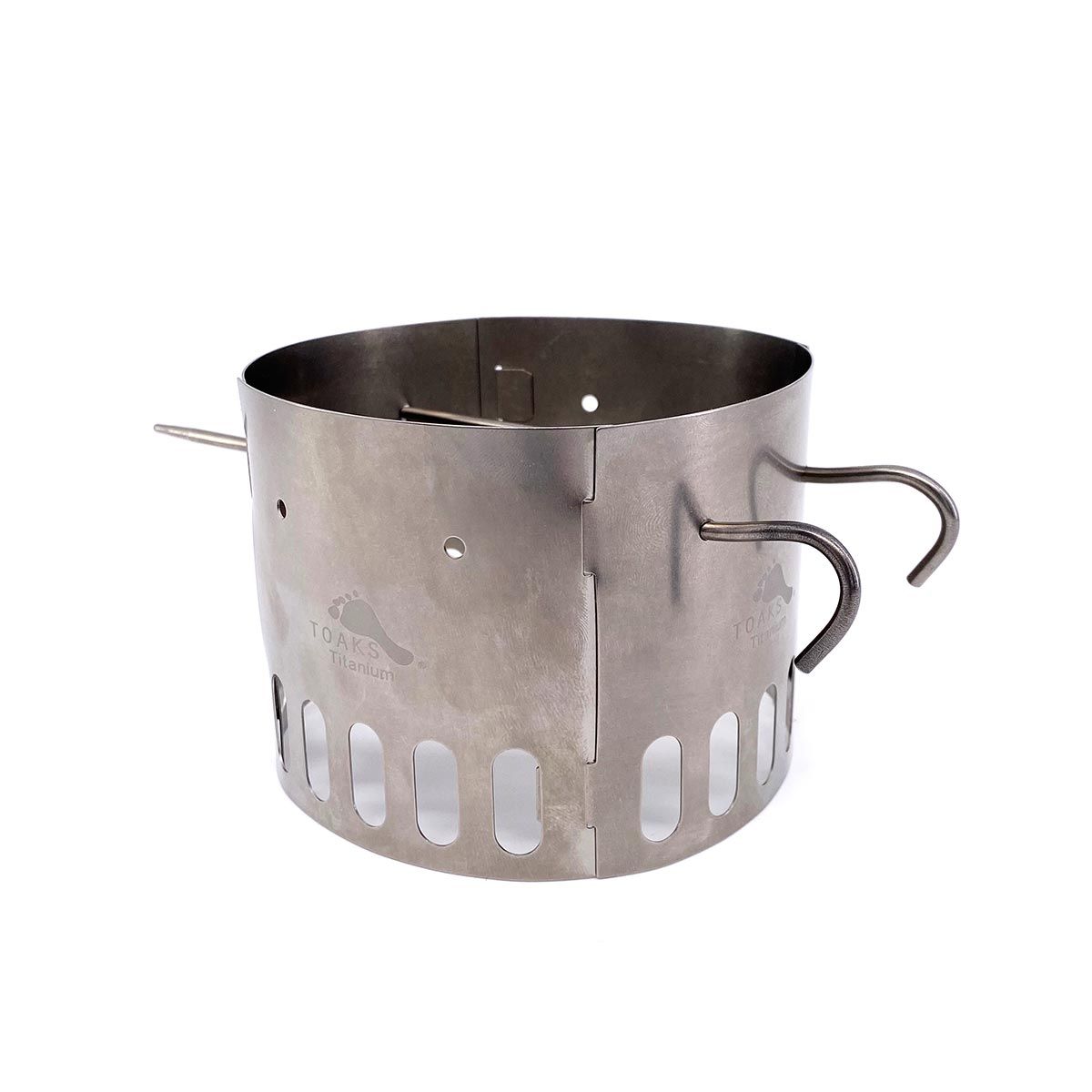 Foldable Windshield for Wood or Alcohol Stove · TiStand Toaks
