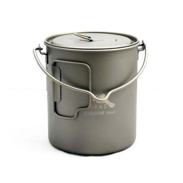 Popote de titanio con asa Toaks - 0,75 L