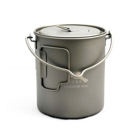 Menażka tytanowa z uchwytem Toaks - 0,75 L