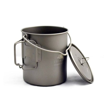 Popote en titane avec anse Toaks - 0,75 L