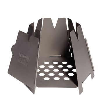 Vargo Hexagon Folding Wood Stove - Titanium