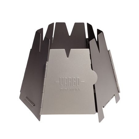 Vargo Hexagon Folding Wood Stove - Titanium