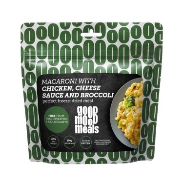 Makaroni med kylling og broccoli i ostesauce