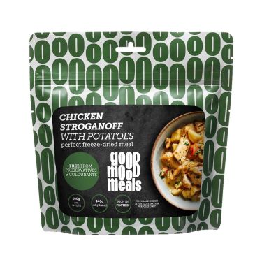 Hähnchen Stroganoff mit Kartoffeln