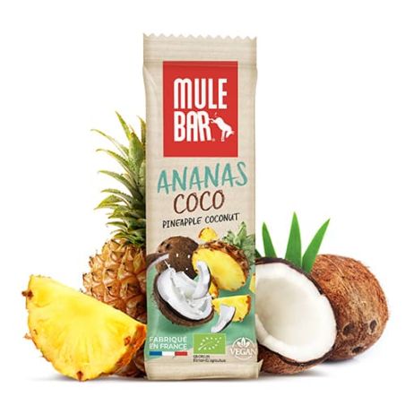 Barra energética bio Mulebar - Piña, coco y bayas de goji