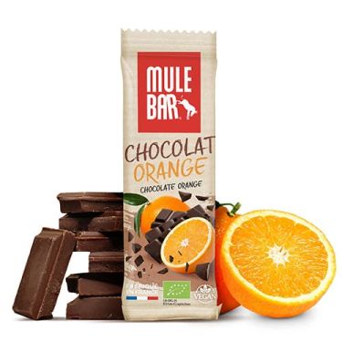 Mulebar Bio-Energieriegel - Schokolade, Orange - MHD 21/12/2024