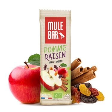 Mulebar organic energy bar - Apple, raisin and cinnamon