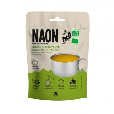 Soupe bio carotte, curcuma