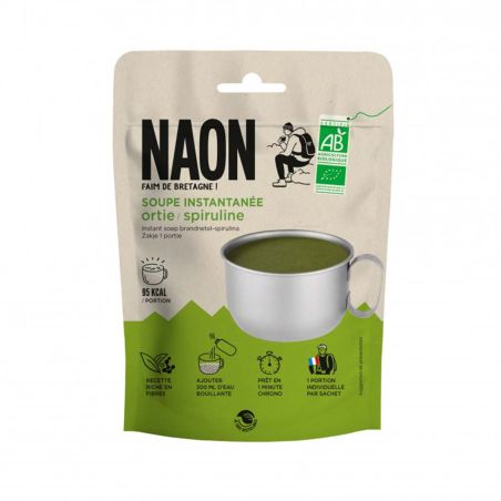Bio-Suppe mit Brennnessel und Spirulina