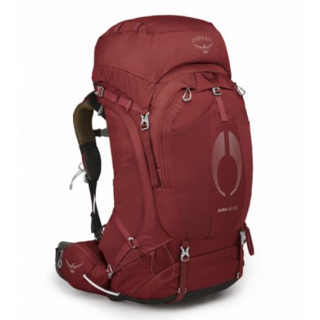 Sac à dos de randonnée Osprey Aura AG 50 - Femme - Rouge