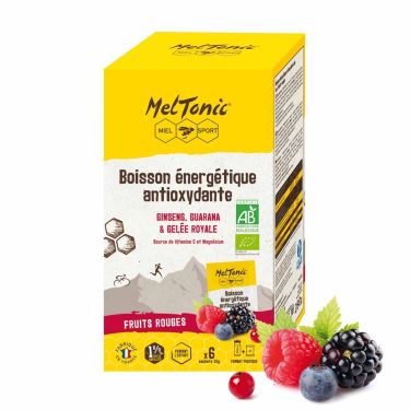 Bebida energética antioxidante biológica Meltonic x 6 sticks - Frutos vermelhos