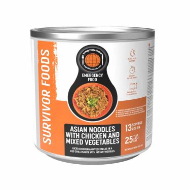 Noodles asiáticos com frango - 25 anos