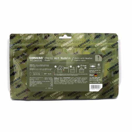 CONVAR™ Feldküche Chili com Massa (150g)