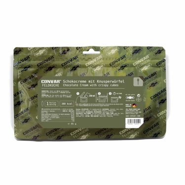 CONVAR™ Feldküche Krem czekoladowy z chrupiącymi kostkami (95g)