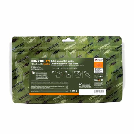 CONVAR™ Feldküche Basics Czerwona Soczewica (350g)