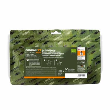 CONVAR™ Feldküche Basics Bio-Vollmilchpulver (350g ergibt 3 Liter) - DE-ÖKO-039
