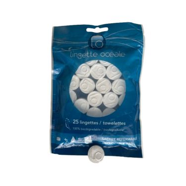 Lingettes compressées Océale