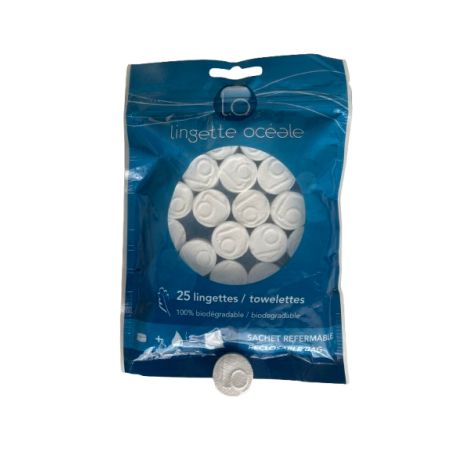 Komprimerade våtservetter Océale
