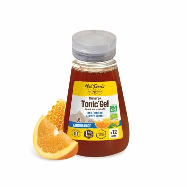 Øko-refill 12 økologiske gels - Meltonic Endurance - Honning ginseng