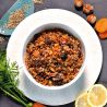 Roter Reis- und Quinoa-Salat