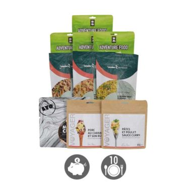 Selection - 10 freeze dried meals - Budget price
