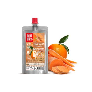 Compota energética vegana 65g : Batata - Zanahoria - Naranja