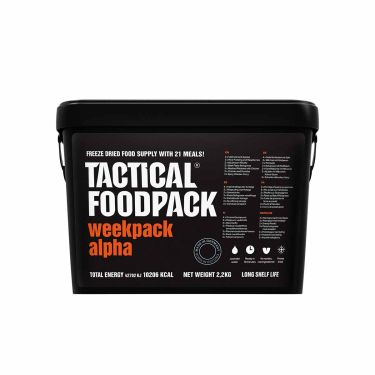 Pakiet 7-dniowy w wiaderku Alpha - Liofilizowane posiłki - 8 lat