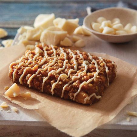 Clif Bar Mini energibar - Havre og macadamianødder, hvid chokoladesmag