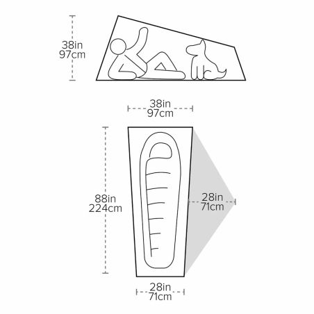 Tente de randonnée Big Agnes Copper Spur UL1 - 1 personne