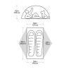 Tente de randonnée Big Agnes Copper Spur UL2 XL - 2 places