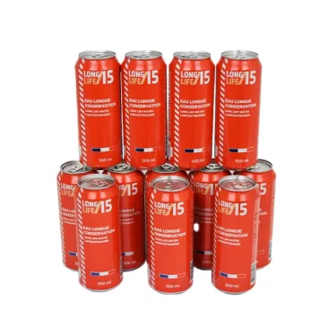 Agua de larga conservación - 0,5 L - 15 años