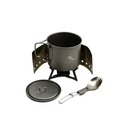TOAKS Ultraleichtes Titan Festbrennstoff-Kochsystem
