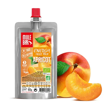 Compote énergétique bio & vegan 65g : Abricot