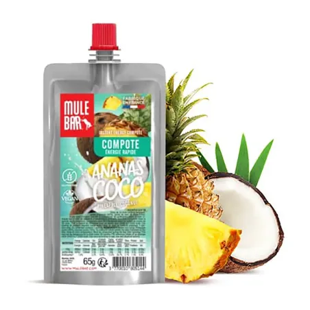 Vegan Energy Compote 65g: Pineapple - Coconut