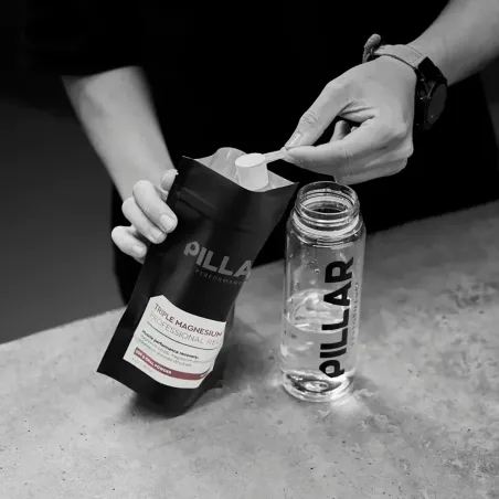 Triple Magnesium powder - PILLAR - Natural Berries - 200g Sachet