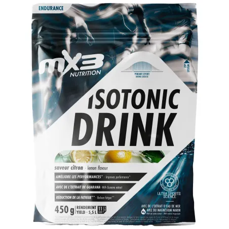 Bevanda isotonica corta - MX3 Endurance - Limone, Guaranà