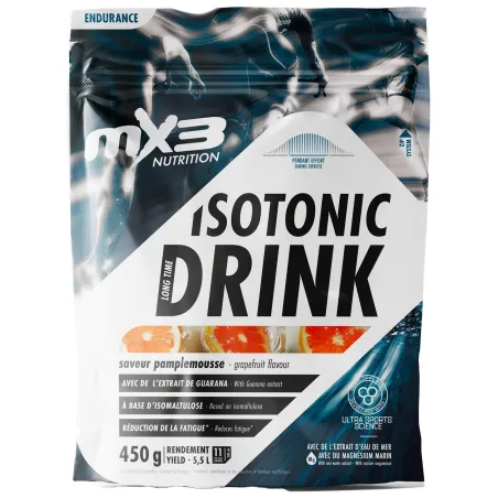 Boisson isotonique long - MX3 Endurance - Pamplemousse, guarana
