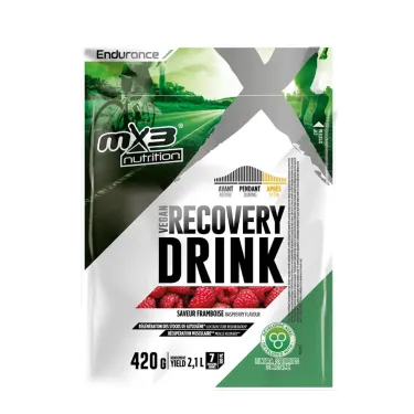 Återhämtningsdryck - MX3 Endurance - Hallon Vegan