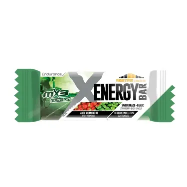 Barre énergétique - MX3 Endurance - Fraise, Basilic 