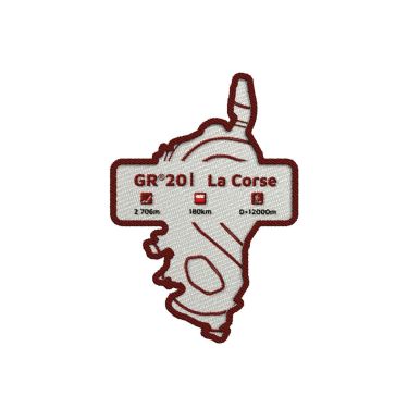 Écusson GR®20 Traversée de la Corse