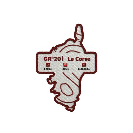 Écusson GR®20 Traversée de la Corse