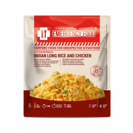 Riz long et poulet à l'indienne - 25 ans