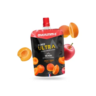 Energetyczne puree ULTRA Overstim's - Morela, jabłko