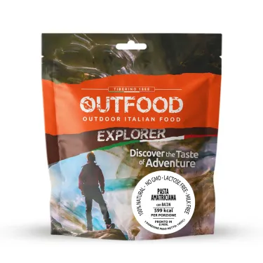 Pasta all'Amatriciana - Pasta med tomatsås och bacon