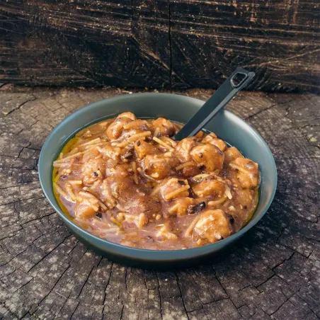 Vegansk ragout med Karl Johan-svampe og kartofler