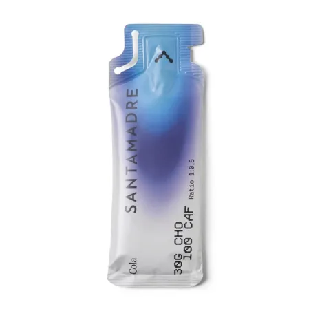 Gel energético com cafeína Santa Madre 30CHO 100CAF - Cola