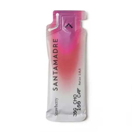 Santa Madre 30CHO 100CAF koffeingel - Jordbær