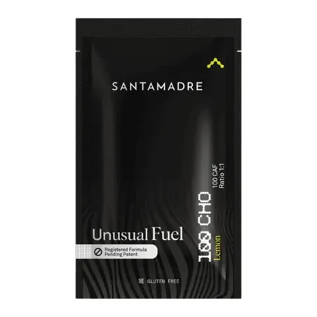 Bebida energética con cafeína Santa Madre Unusual100CHO 100CAF - Limón
