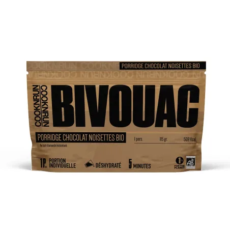 Porridge al cioccolato e nocciola biologico