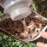 Bio-Porridge mit Schokolade und Haselnuss